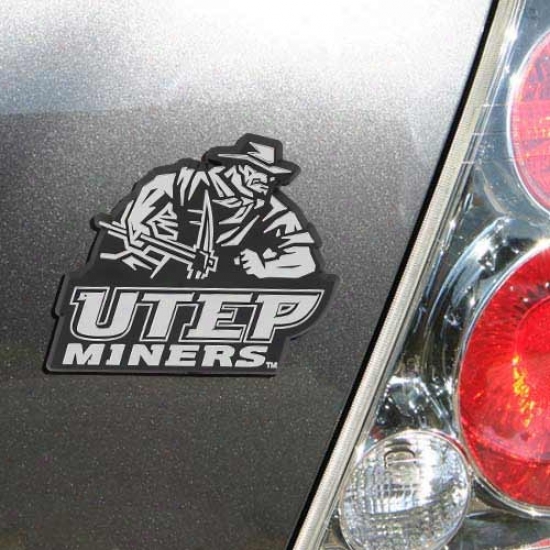 Utep Mkners Team Logo Auto Type