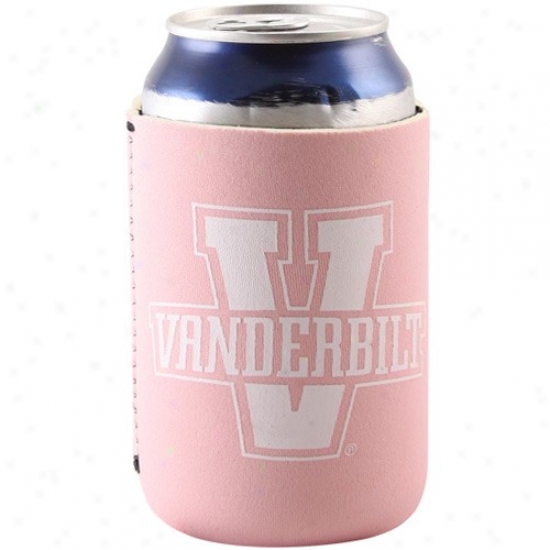 Vanderbilt Commodores Pink Collapsible Can Coolie