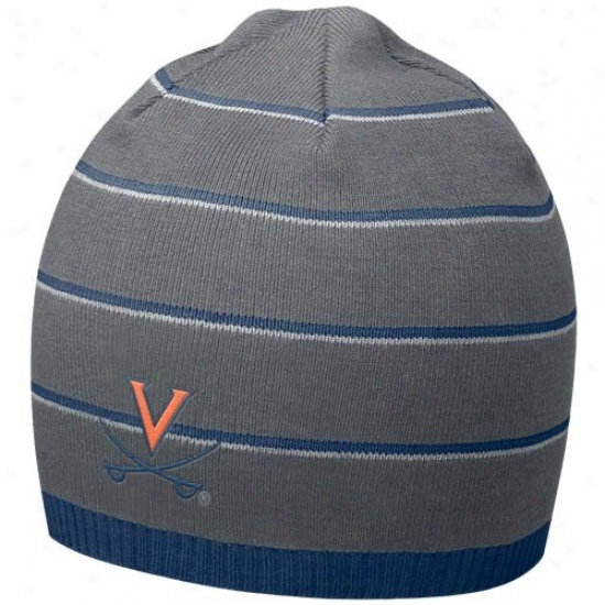 Virginia Cavapiers Merchandise: Nike Virginia Cavaliers Charcoal Field Access Knit Beanie