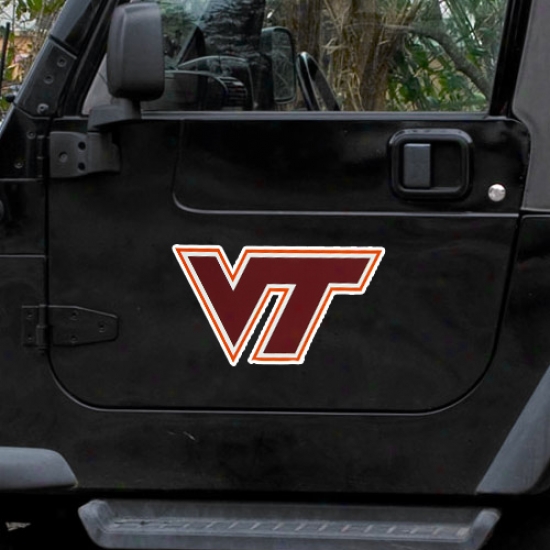Virginia Tech Hokies Car Magnet