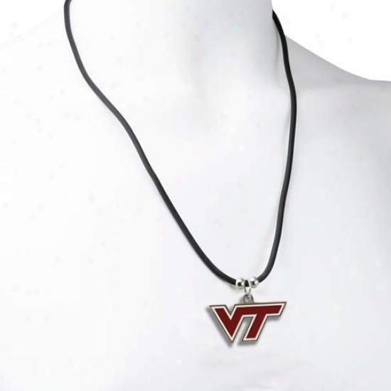 Virginia Tech Hokies Logo Pendant Necklace