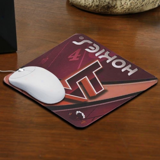 Virginia Tech Hokies Team Logo Neoprene Mousepad