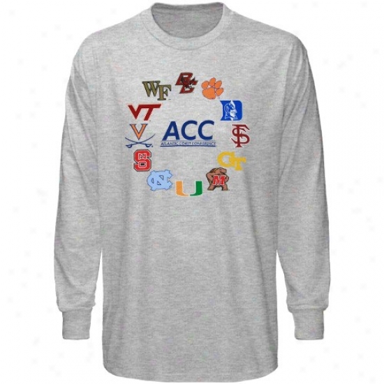Wake Forest Demon Deacons Tshirts : Acc Ash Conference Long Sleeve Tshirts