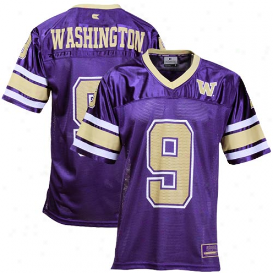 Washington Huskies Jerse : Washington Huskies #9 Stadium Replica Football Jersey - Purple