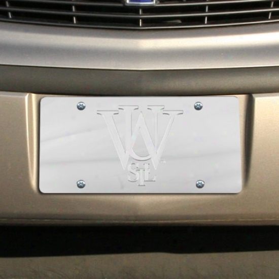 Washington-st. Louis Bears Silver Mirrored License Plate