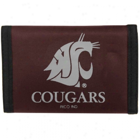 Washington State Cougars Ceimson Nylon Trifold Wallet