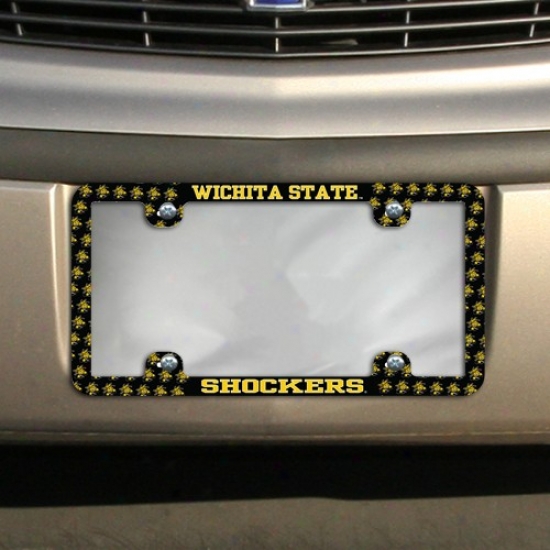 Wichita State Shockers Thin Rim Mini-logk License Plate Frame
