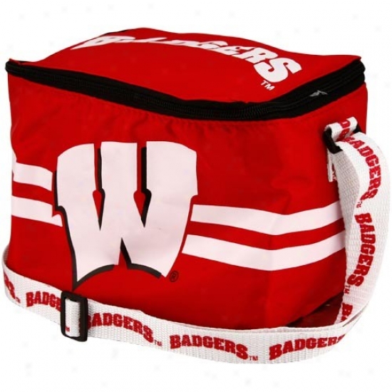 Wisvonsin Badgers Cardinal Insulated Lunch Bag