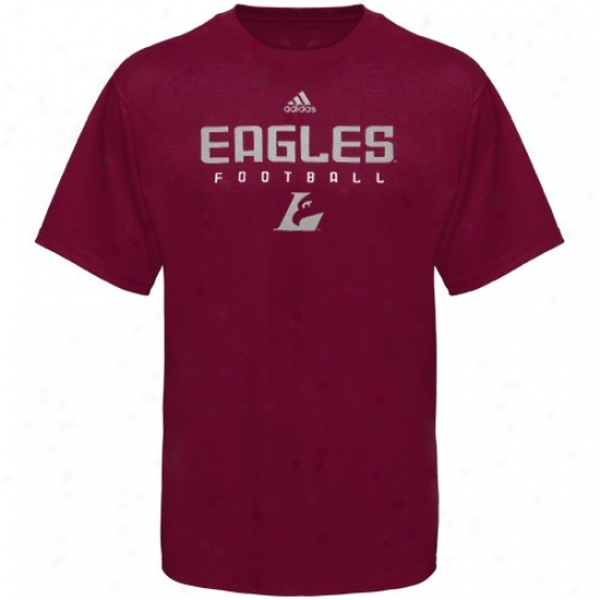 Wisconsin-la Crosse Eagles Shirts : Adidas Wisconsin La Crosse Eagles Maroon Sideline Shirts