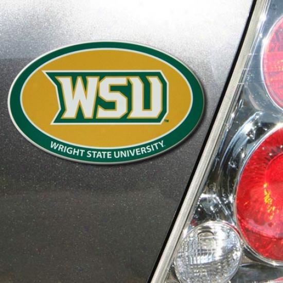 Wright State Raiders Oval Magnet