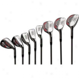 Adams Preowned A3 Os Set 3-5 Hybrid Upon Graphite Shafts, 6-pw With Steel Shafts