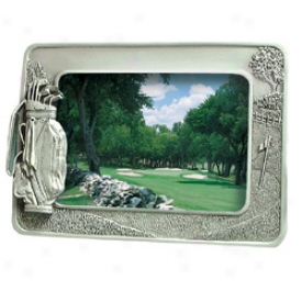 Assorted Personalized Golf Bag Pewter Frame