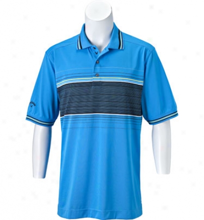 Callaway Men S Engineered Chest Stroke  Polo
