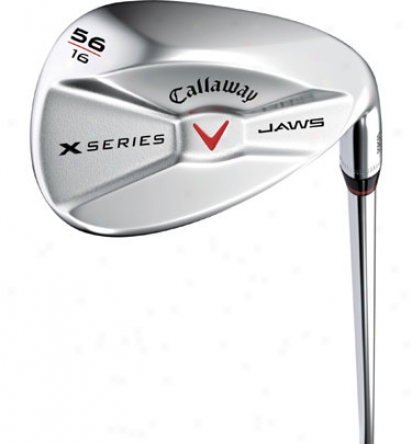 Callaway X Series Jaws Chrome Finish Wedge With Graphite Shaft