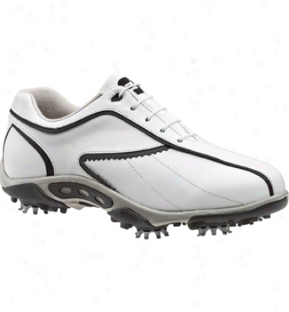 Footjoy Closeout Summer Series Women S Golf Shoes - White/black (fj#98771)