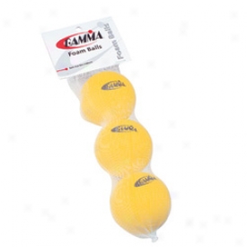 Gamma Foam Tennis Balls 3-ball Pack