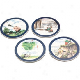 Golf Gifts & Gallery Humerous Sandstone Coasters