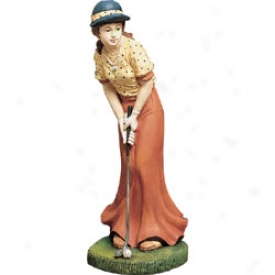 Golf Gifts & Gallery Lady Golfer  Figurine