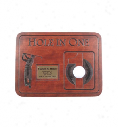 Great Golf Memories Personalized Hole In One Plaque