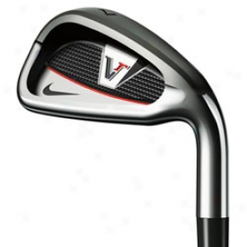 Nike Victory Red Individual Iron With Graphite Shaft