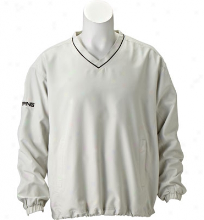 Ping Apparell Mrn S Lay-up V-neck Windshirt