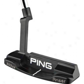 Preowned Ping Redwood Blacck Satin Putter