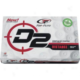 Top Flite Logo D2 Distance 15 Ball Pack 2009