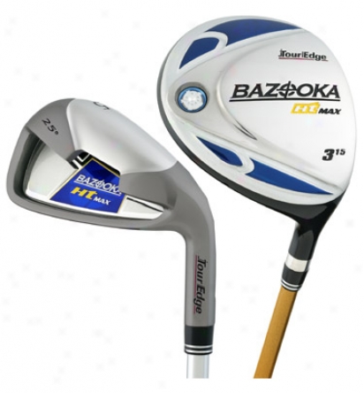Tour Edge Bazooka Ht Max Combo Set 3h, 4h, 5-pw With Steel Shafts