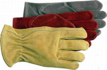 12 Pair Of Ladies Split Leather Wori Gloves