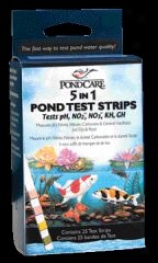 5 In 1 Tesst Strips For Aquarium Water Quality - 25 Count