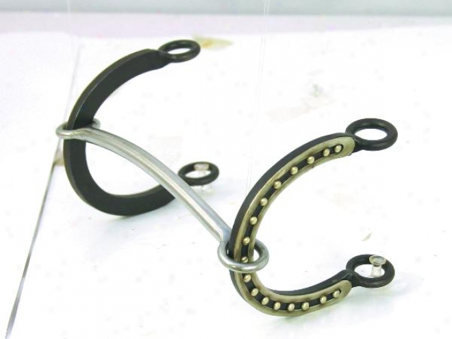 Abetta Connie Combs Horseshoe Gag Bit With Mullen Mouth - 5