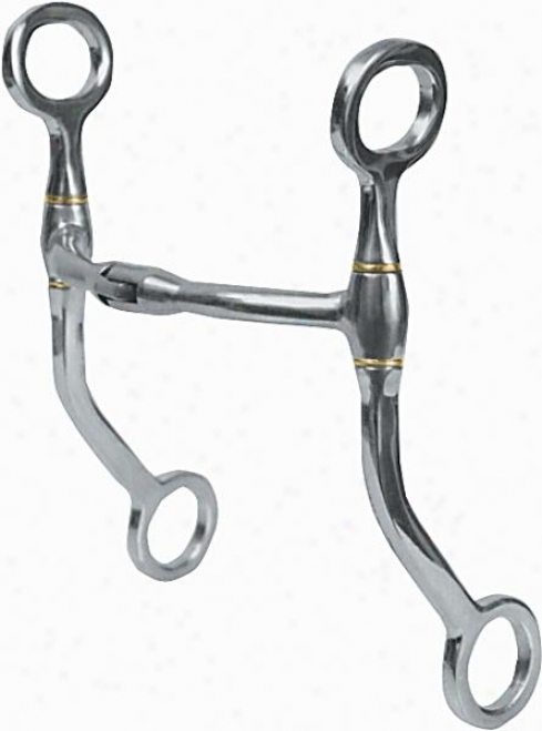 Abetta Hinged Colt Snaffle - Stainless Steel - 5