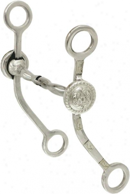 Abetta Hinged Show Snaffle - Stainless Steel - 5