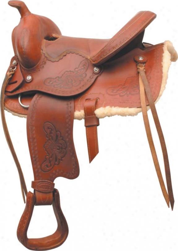 Action Company Atec Youth Saddle - Pecan - 12