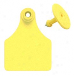 Allflex Ear Tags Numbered 26-50 - Yellow - Large