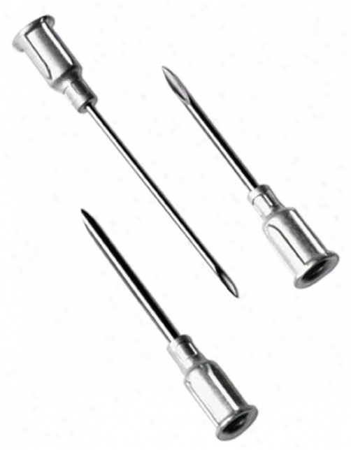 Aluminum Hub Disposable Needle - 100 Pack - 18 Ga. X 1.5 In