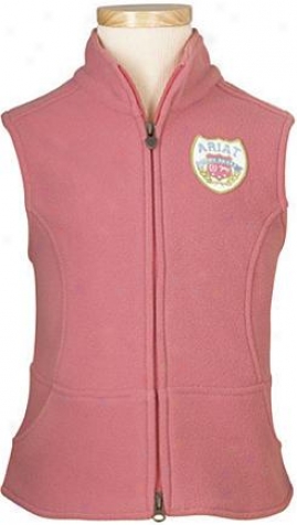 Ariat Girls' Pebble Fleece Vest