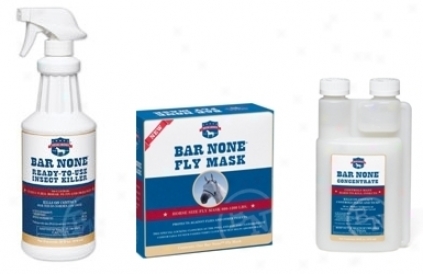Bar None Fly Shield Kit - Mask, Spray, Concentrate