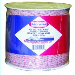 Braided Mega Tape Temporary Fencing Material