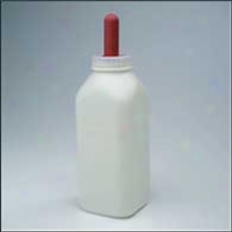 Calf Bottle With  Screw On Cap - White - 2 Quaft