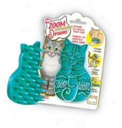 Cat Zoom Waiter Brush For Cats - Teal