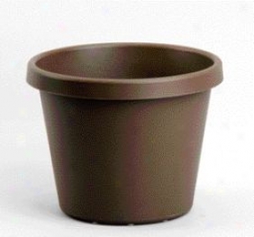 Classic Flower Pot - Brown - 12 Inch