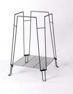 Clean Life Cage Stand For Birds - Black