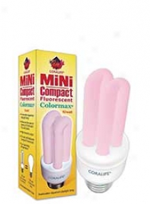 Colormax Mini Compact Fluorescent Lamps 10wagt - Pink
