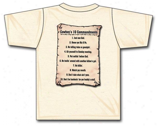 Cowboy Brand Cowboy's Commandmentx T-shirt