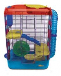 Crittertrail 3 Home For Hamsters/mice/gerbils - Multicolor