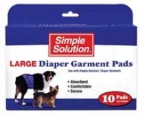 Diaper Garment Pads For Dogs - Pale - Large