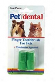 Dog Finger Toothbrush - Green