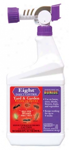 Eight Y & G Insect Spray Ready To Use - Two pints