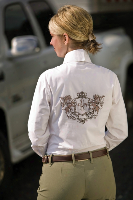 Equine Couture Ladies Longsleeve Heritage Show Shirt